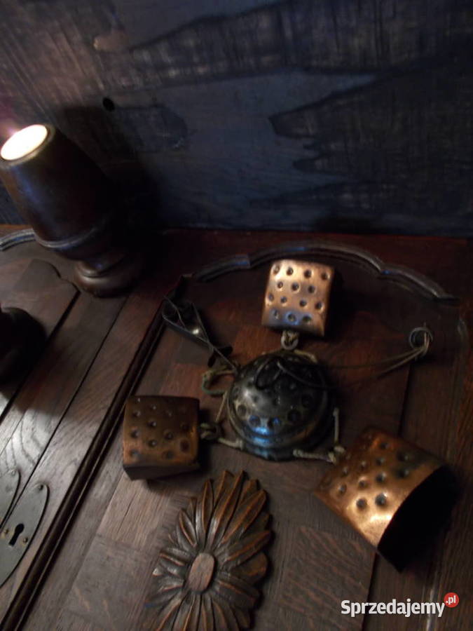 Stary Dzwonek Alpejski Puncowana Miedź Vintage Szczecin sprzedam