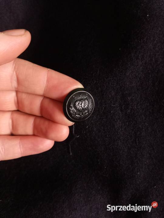 Płaszcz wełniany kolejowy lata 1987 NOWY made in Pozostałe podkarpackie