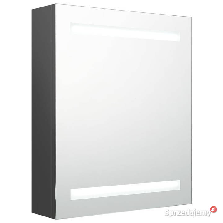 Szafka łazienkowa z lustrem i LED szara 50x14x60 Warszawa sprzedam