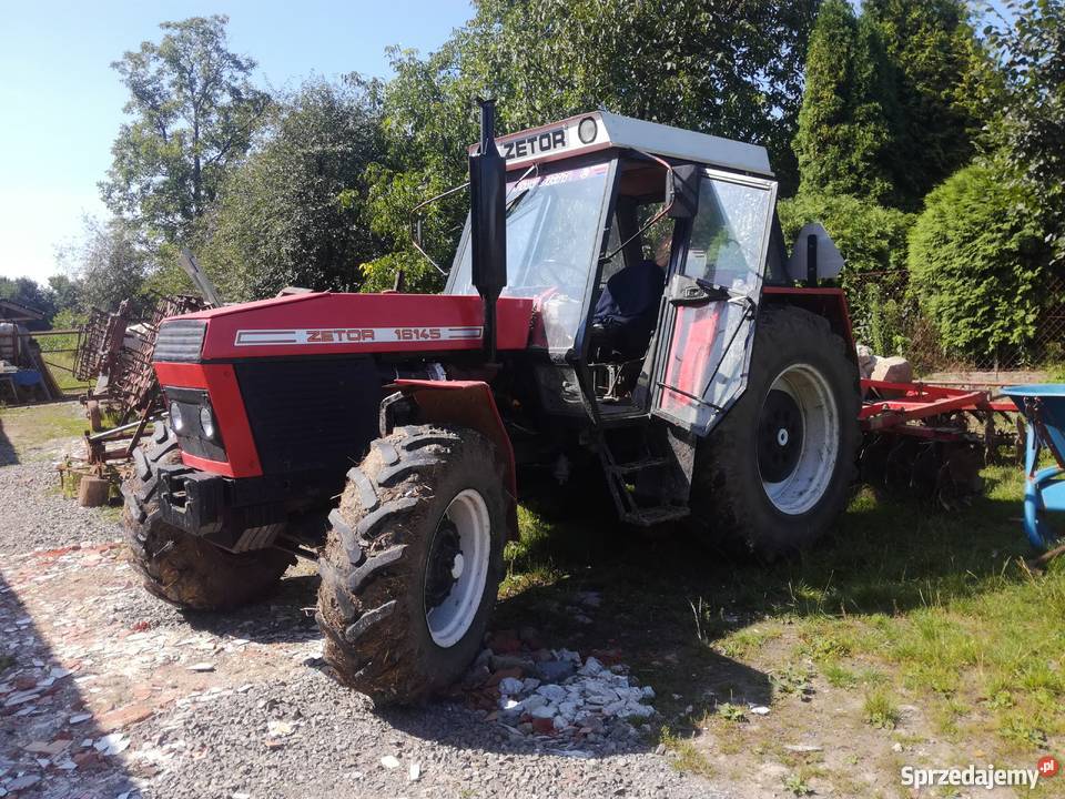 Zetor 16145 z pługami LEMKEN bez 3 1 Ciągniki