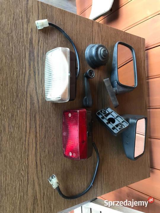 Lampy z lusterkami do Fiat 126 p Pruchnik