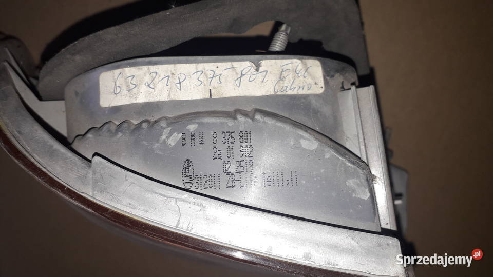 Lampa lewa tył bmw E 46 coupe cabrio Sokółka sprzedam