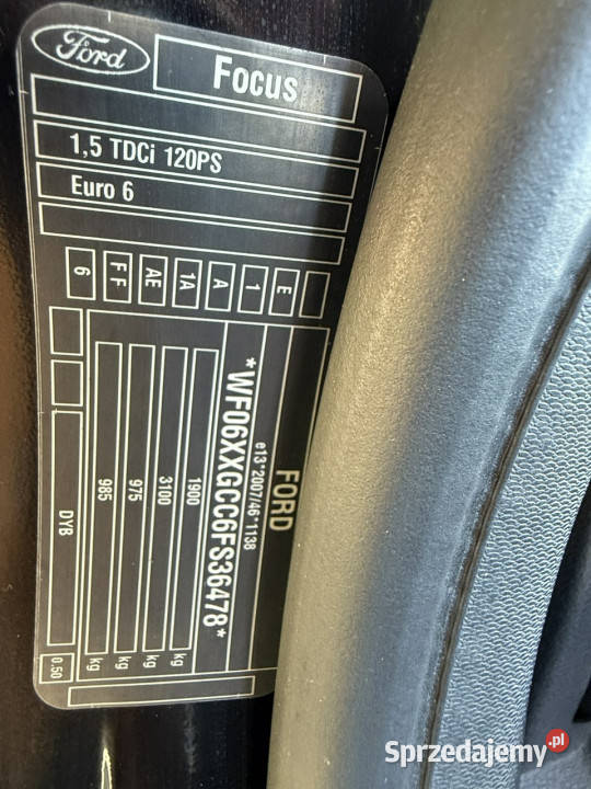 Ford Focus TIANIUM Bezwypadkowy bogato wielofunkcyjna kierownica