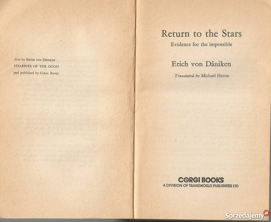 Return o the StarssGods from outer spaceErich