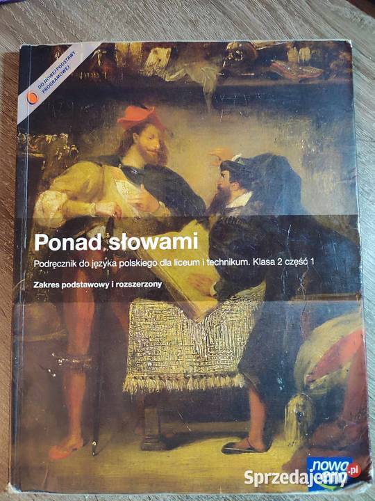 Ponad Słowami Podręcznik Język Polski Nowa Era Klasa 2 Cz. 1