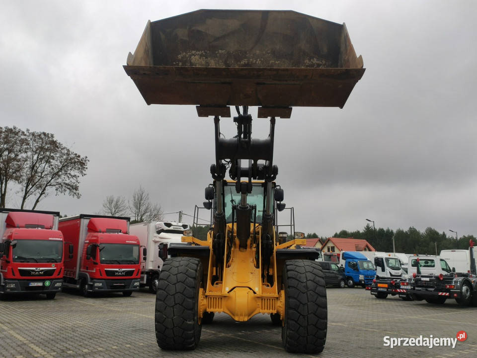 duża kołowa Volvo L 220G Waga Drukarka Zadbana Widełki