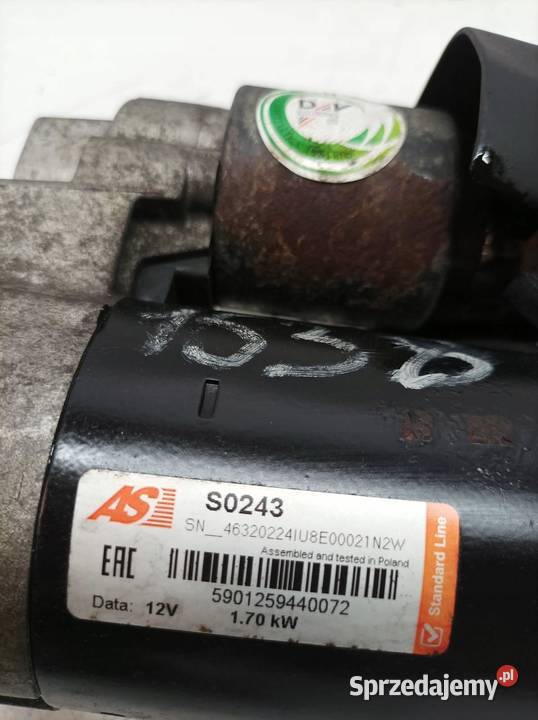 ROZRUSZNIK S0243 20 TDI VW Volkswagen Golf V Rok produkcji 2004