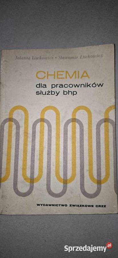 CHEMIA BHP 1 wydanie 1969 rzadki nakład 8000 Łęczyca