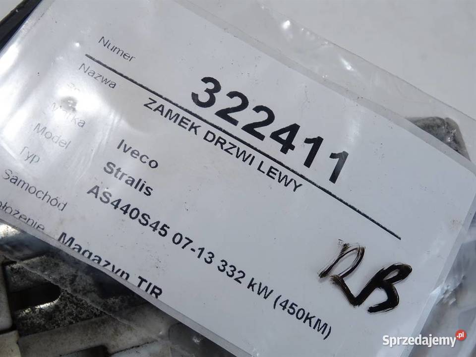 ZAMEK DRZWI LEWY IVECO STRALIS I Van minibus ciężarowe podkarpackie