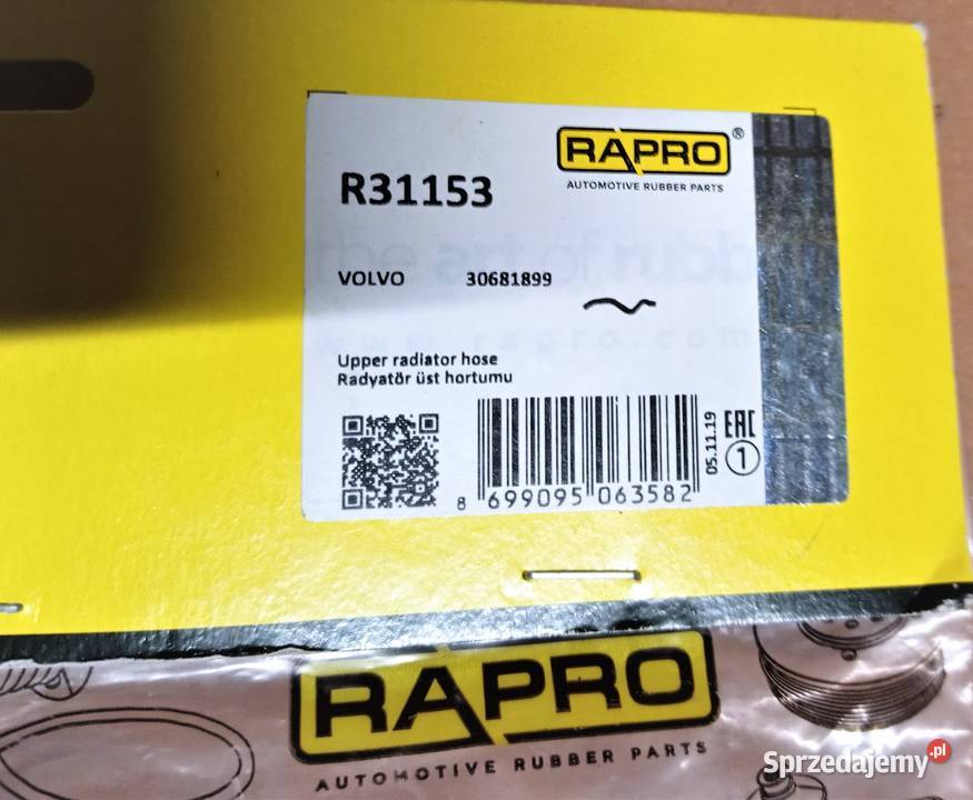Wąż rura chłodnicy dolna Volvo C30 S40 V50 C70 Białystok sprzedam