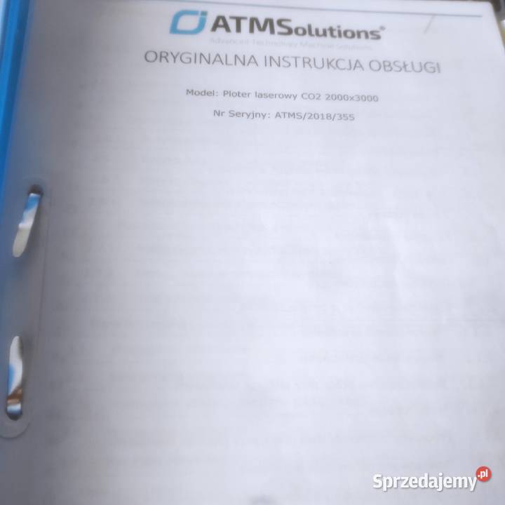 Dzierżawa plotera laserowego CO2