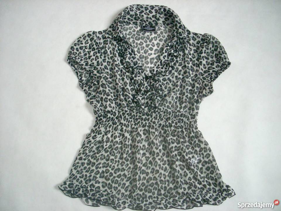 Clockhouse Bluzka Czarno Szara Panterka 36 38 małopolskie