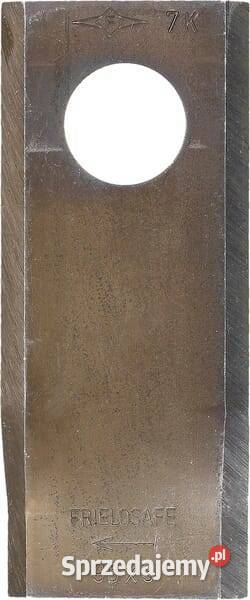 Nożyk kosiarki rotacyjnej prawy 96x40x3 mm otwór Kamionna