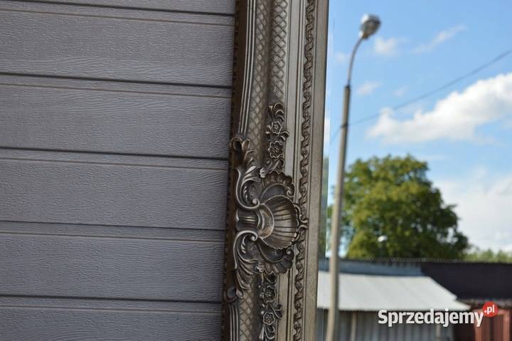 srebrne LUSTRO srebro RAMA 212x122 EKSPOZYCJA Kraków