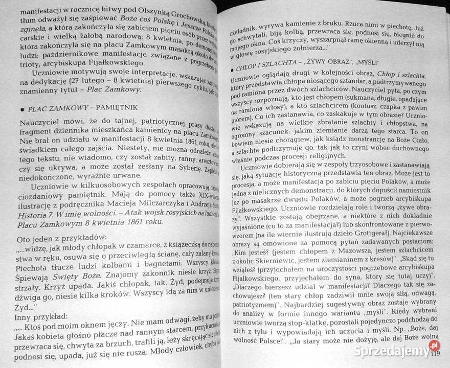 Drama na lekcji historii Anna Dziedzic Wiesława Chełm
