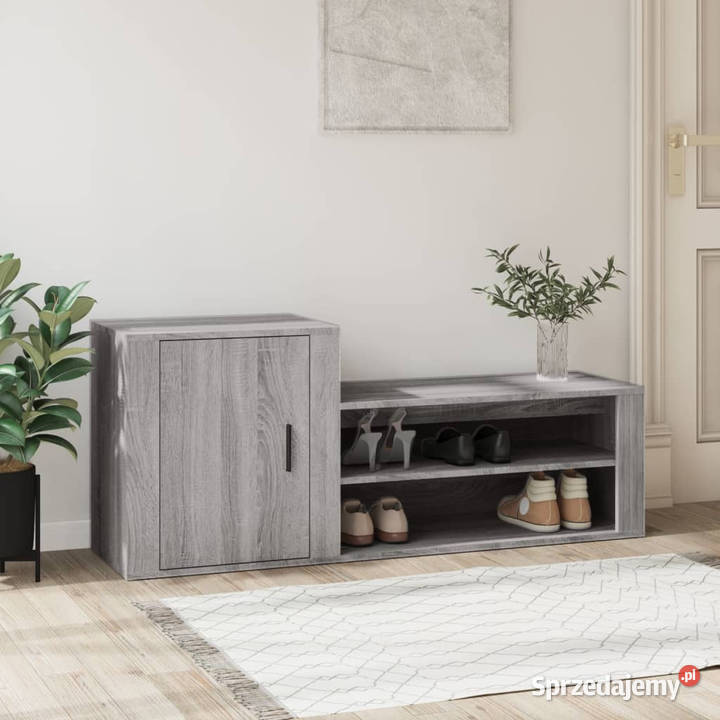 Szafka na buty szary dąb sonoma 130x35x54 Warszawa sprzedam