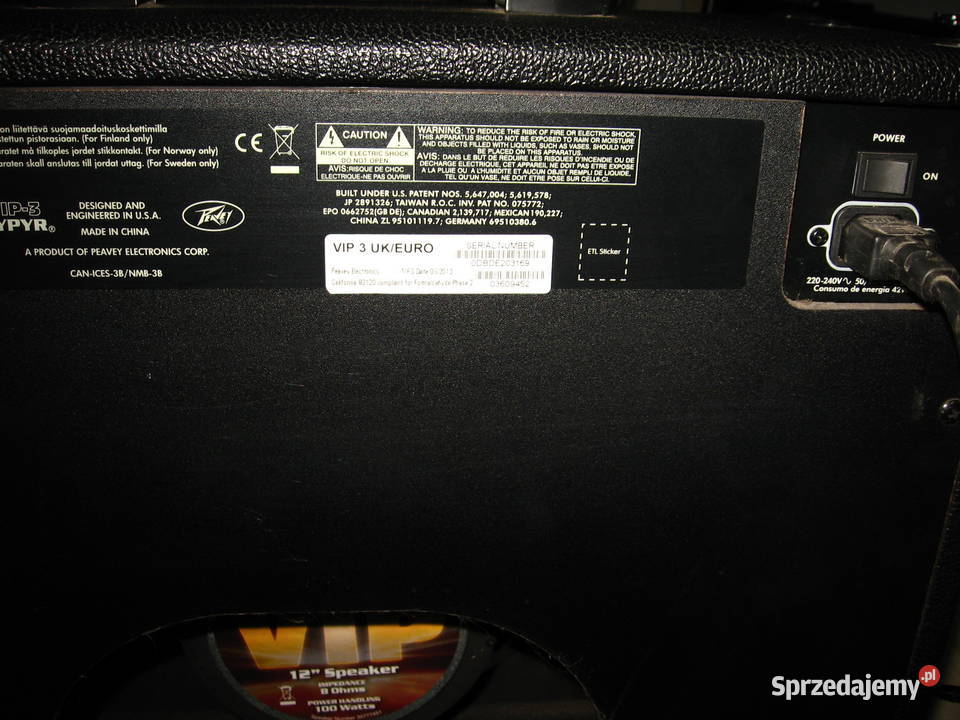 Wzmacniacz Peavey Vypyr VIP3 Sanpera I sprzedam pomorskie