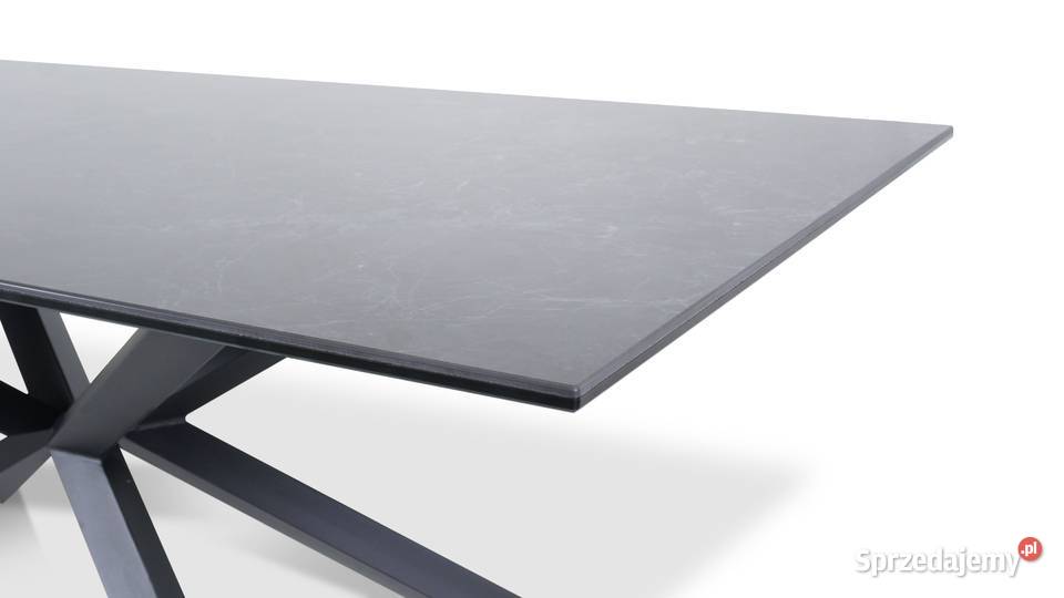 Stół Spiek kwarcowy 200x100 LINATTE CARINI Nero