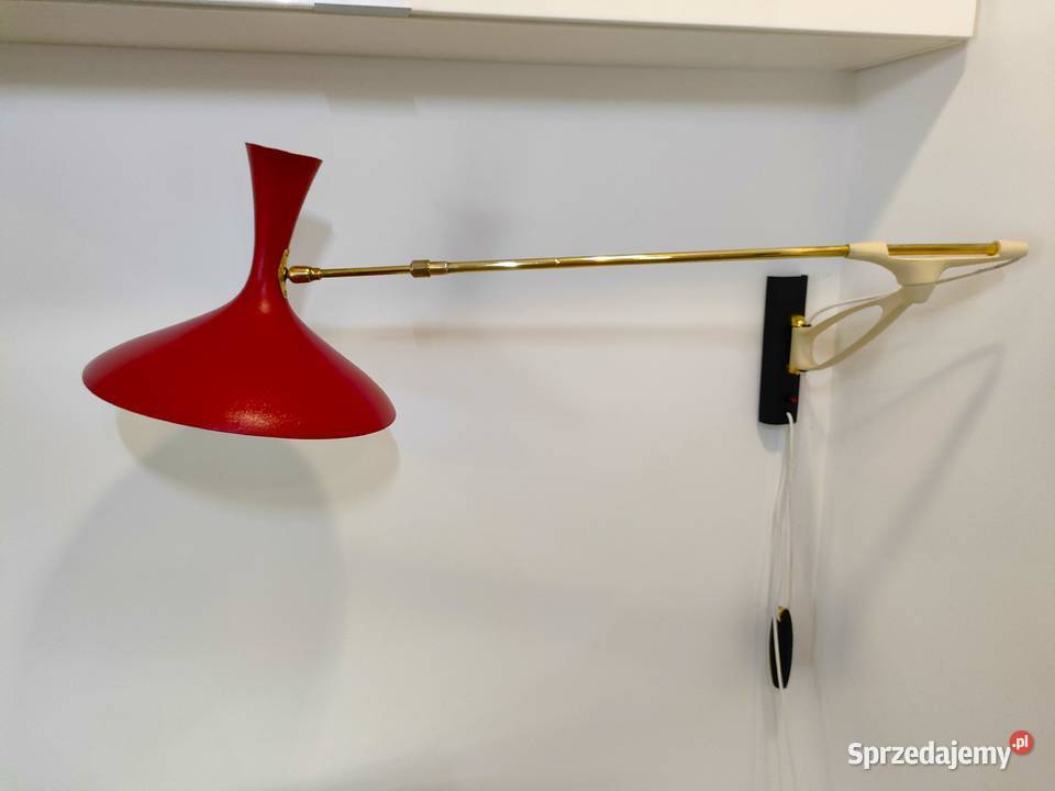 Kinkiet Diabolo Gebrder Cosack Niemcy 1950 Lampy Kalisz