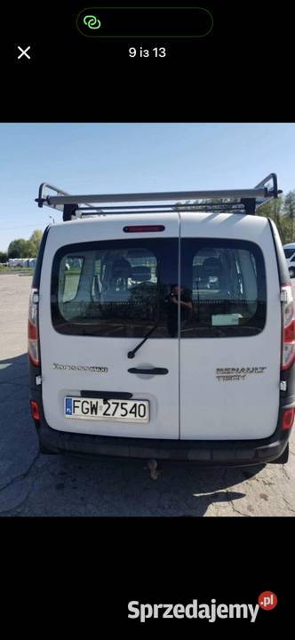 Renault Kangoo 2018 nieuszkodzony Witnica