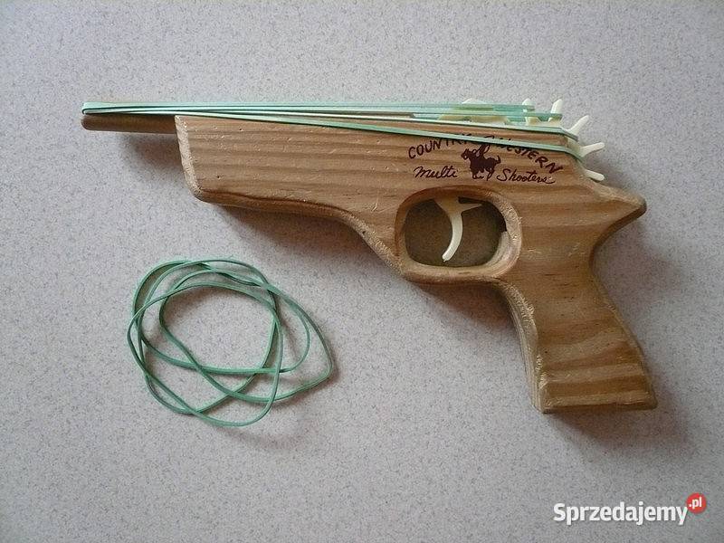 Do kolekcji Drewniany Pistolet na Gumki firmy Rzeszów