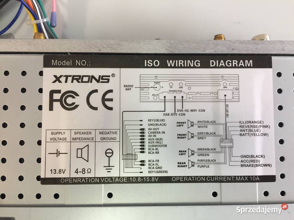 Radio samochodowe Xtrons z ekranem