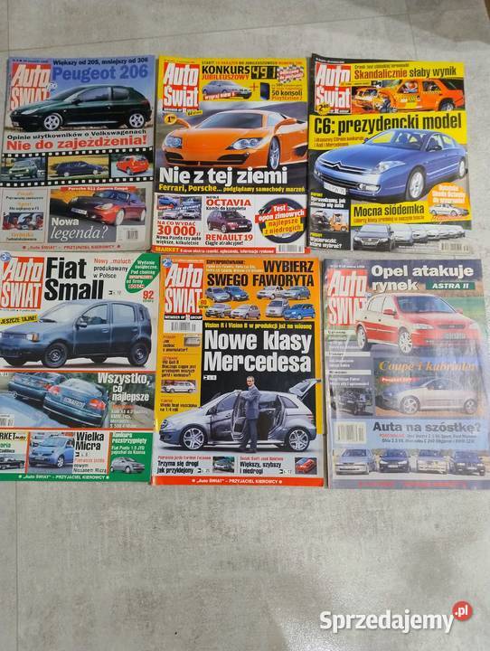 Gazetyczasopisma AutoŚwiatMotoryzacja 100 9805r Kraków sprzedam