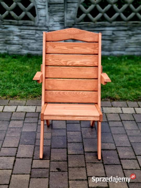 Meble ogrodowe drewniane składane meble tarasowe śląskie sprzedam