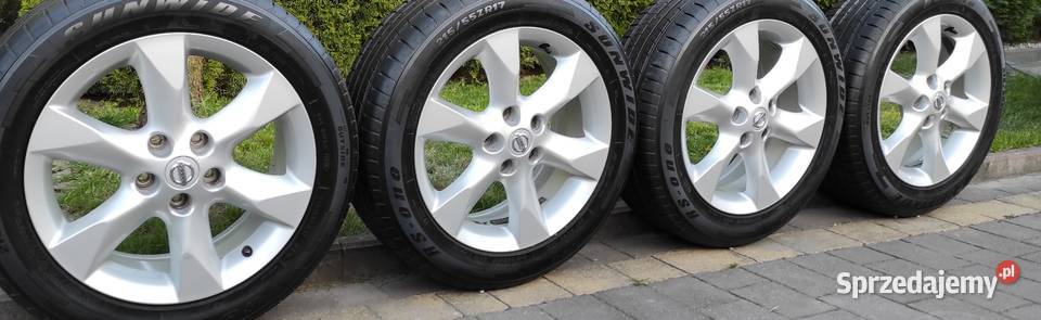 Felgi alufelgi Nissan 17 5x1143 Juke Qashqai Łosice