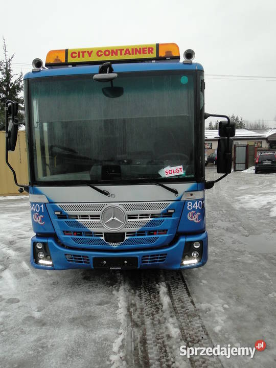 Śmieciarka dwuosiowa MercedesBenz Econic 1830 automatyczna Stasi Las
