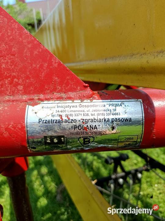 Zagrabiarka przegraniarka do siana Kraśnica
