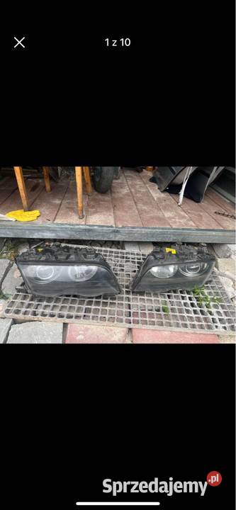Lampy przednie BMW e46 przedlift ksenon Części samochodowe Włocławek