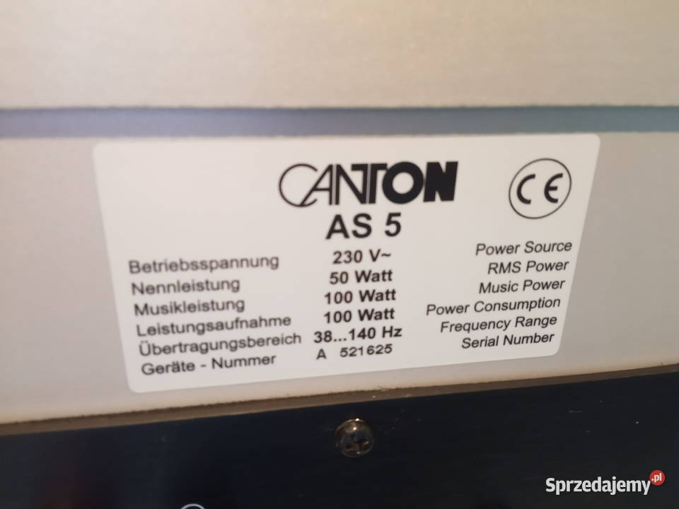 CANTON AS 5 CX5 Słuchawki i głośniki Poznań