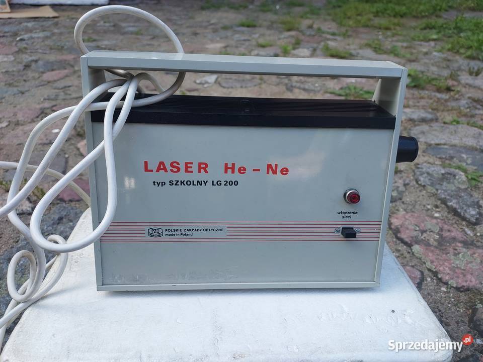 Stary Laser szkolny helowo neonowy LG 200 PZO Tczew