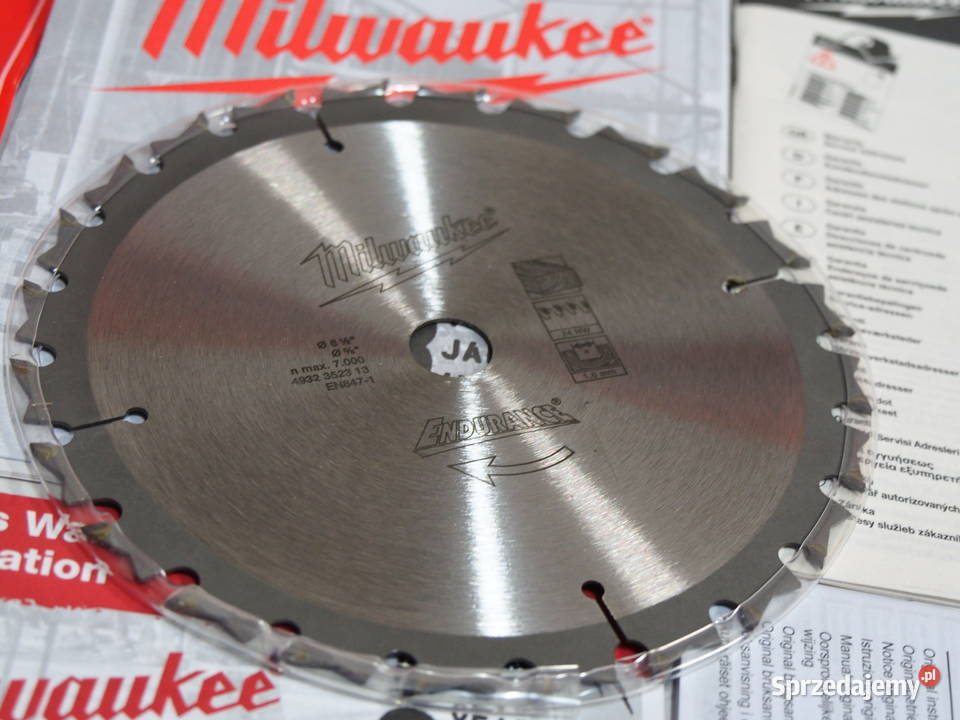 MILWAUKEE tarcza 165x16mm pilarka pila M18 aeg Dom i Ogród sprzedam
