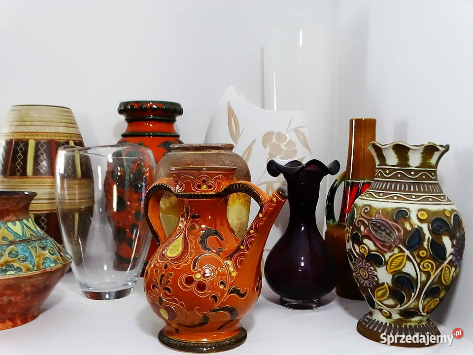 Wazony flakony dzbany naczynia na kwiaty Biłgoraj