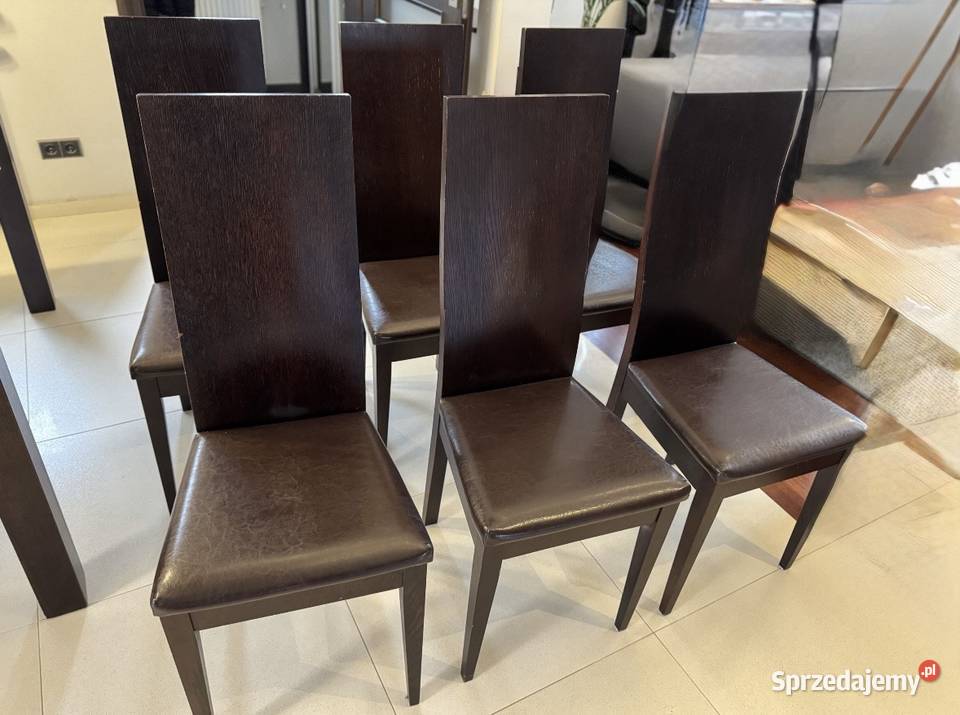 Krzesła do salonu kuchni łódzkie sprzedam