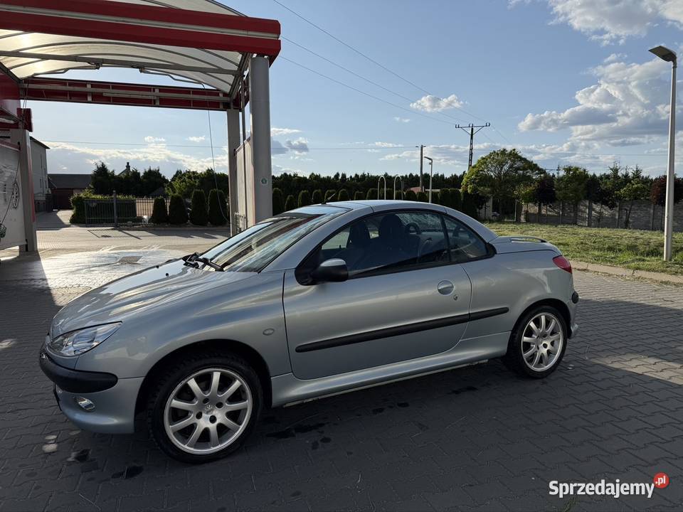 Peugeot 206 CC 16 Benzyna 2002r Cabrio nieuszkodzony Pawłów
