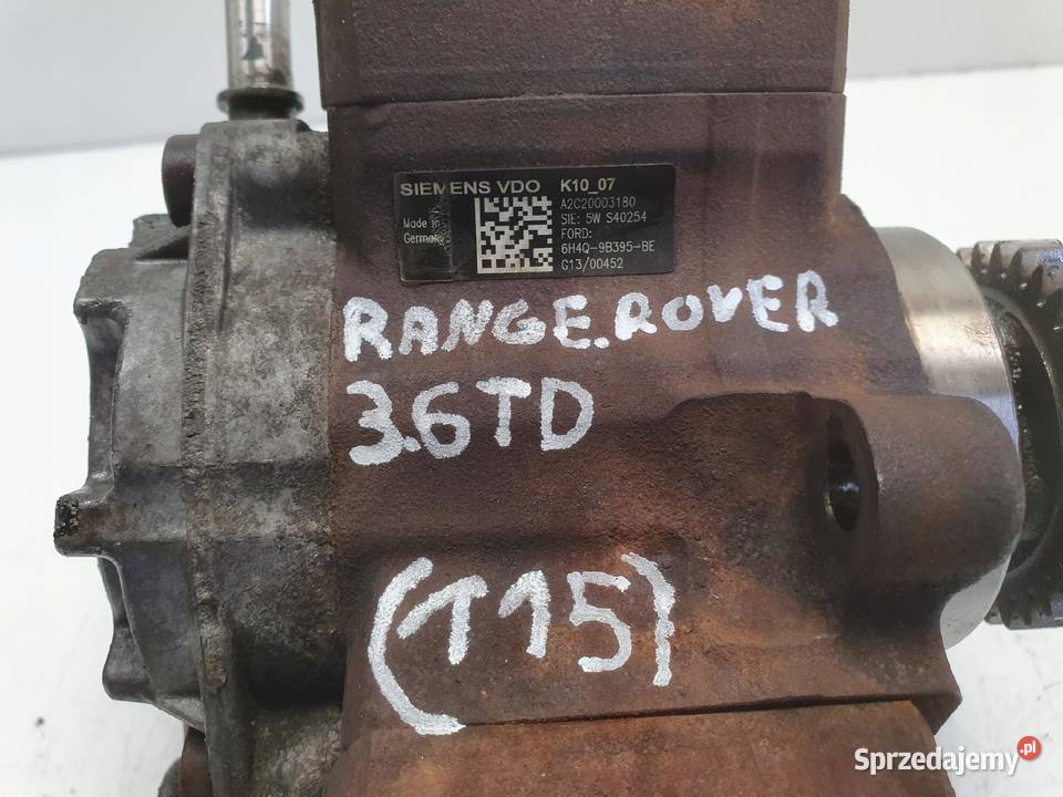 Range Rover Sport 36 V8 POMPA WTRYSKOWA Paliwa osobowe lubelskie Rudka