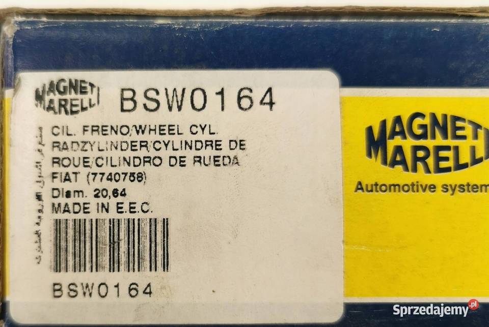 CYLINDEREK HAMULCOWY MAGNETI MARELLI ALFA FIAT lubelskie