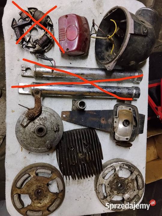 WSK 125 silnik w częściach inne Wrocław sprzedam