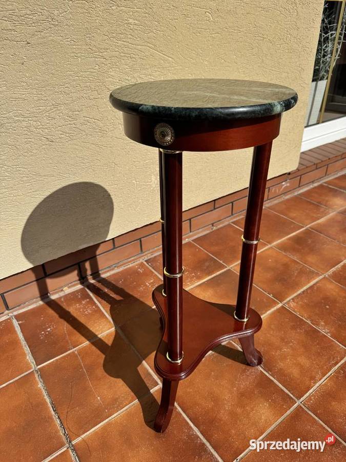 Stolik z marmurem stylowy okolicznościowy kawowy