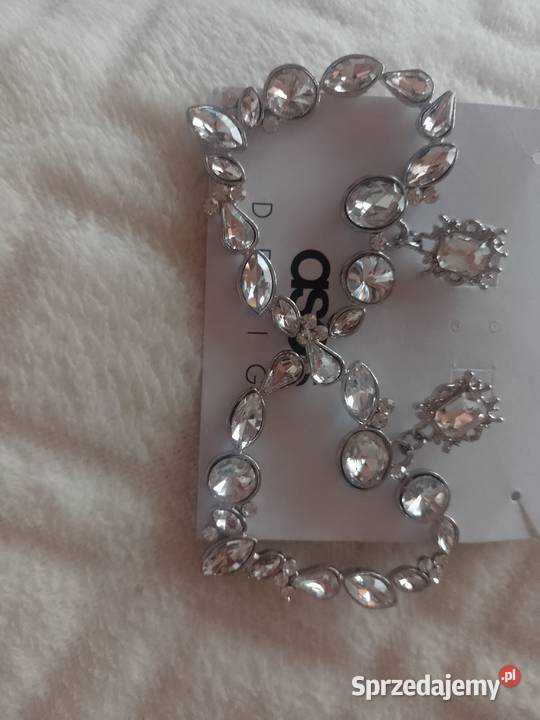 ASOS Bogato zdobione kolczyki serca z Londynu Kraków