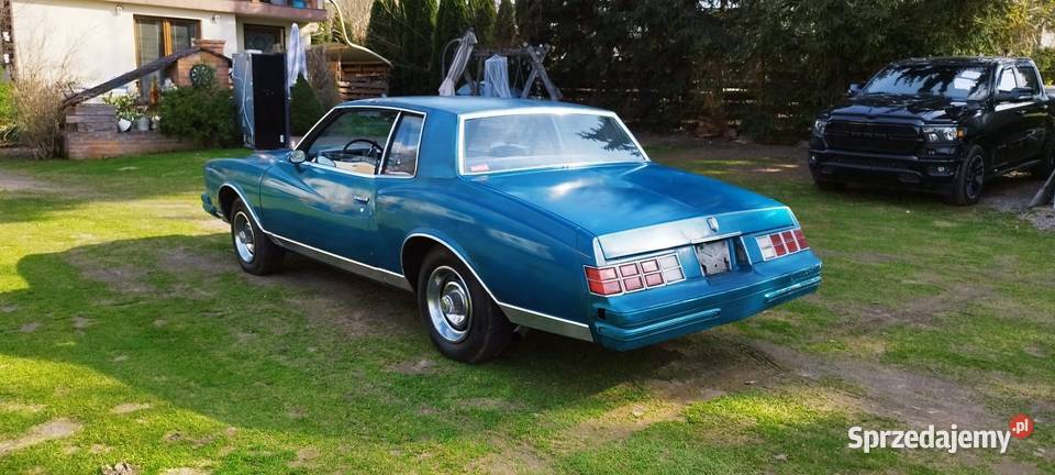 Chevrolet Monte Carlo 57 1980 Samochody osobowe