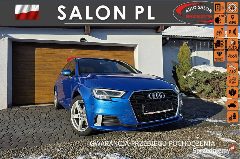 Audi A3 Sportback serwis ASO hak quattro 8V 2012 ABS Rydułtowy