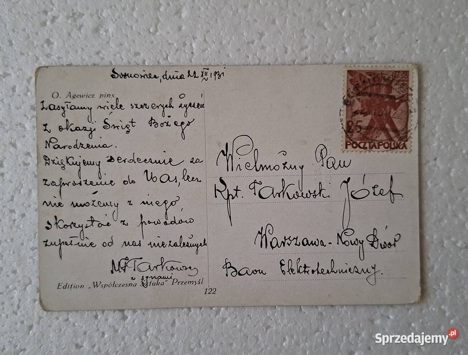 Boże Narodzenie wyd O Agewicz Warszawa