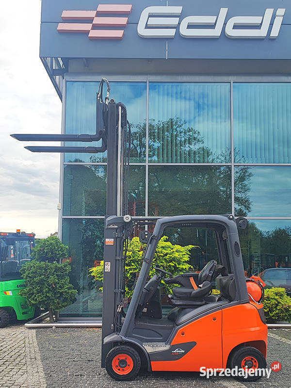 Wózek widłowy gazowy Linde H14T01 LPG duplex 315 Kęty