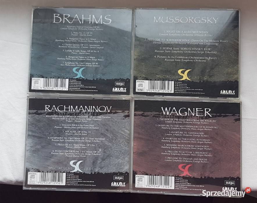 Płyta CD 9 sztuk seria SPECTACULAR CLASSICS Zielona Góra