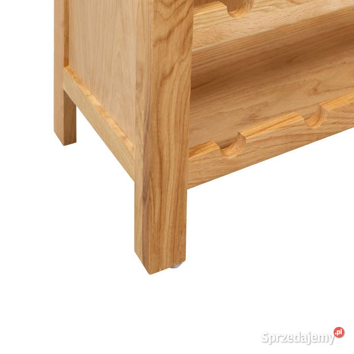Szafka na wino 72 x 32 x 90 lite drewno dębowe