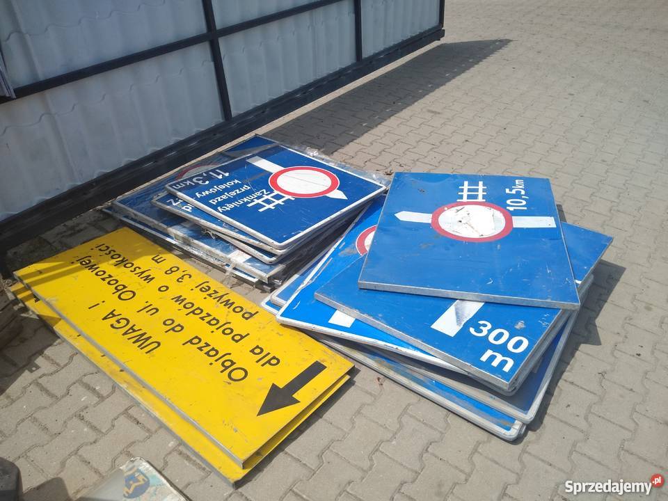 Znaki i tablice drogowe Nowe i używane Różne łódzkie Biała Rawska